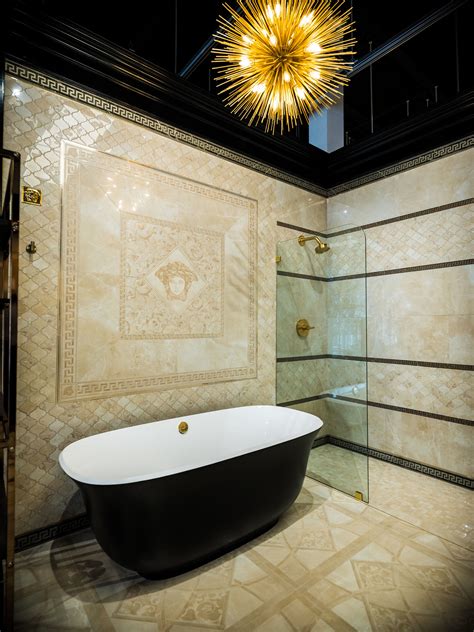 versace tile for bathroom.